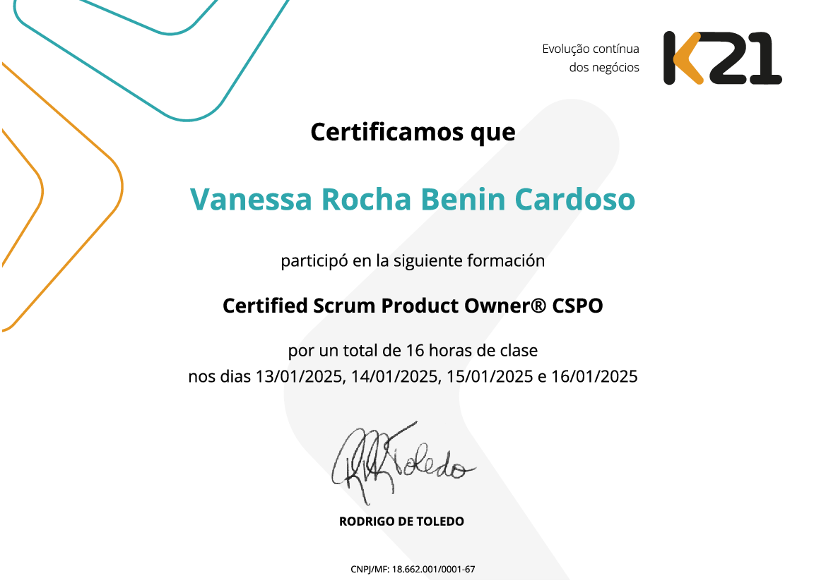 Certificado K21